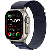 Apple Watch Ultra 2 49mm Natural Titanium Case Navy Alpine Loop S AWU2-76